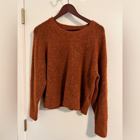 EUC SAMSØE SAMSØE | Nor O-Neck Short | Potter's Clay - Picture 11 of 12